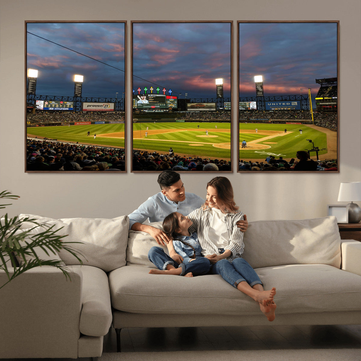 Chicago White Sox Baseball Team Print Canvas- Guaranteed