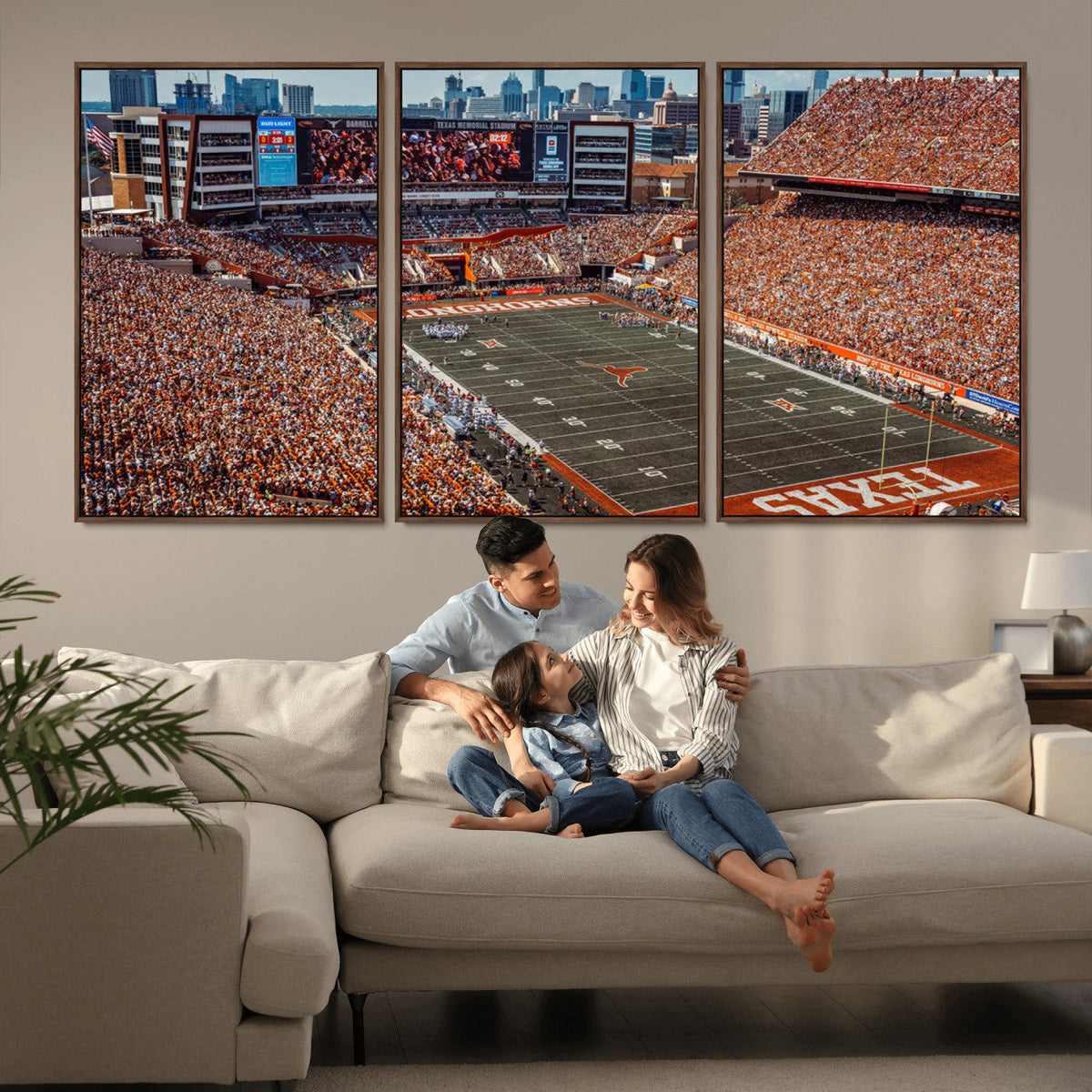 University of Texas Longhorns Football Team Print - Austin