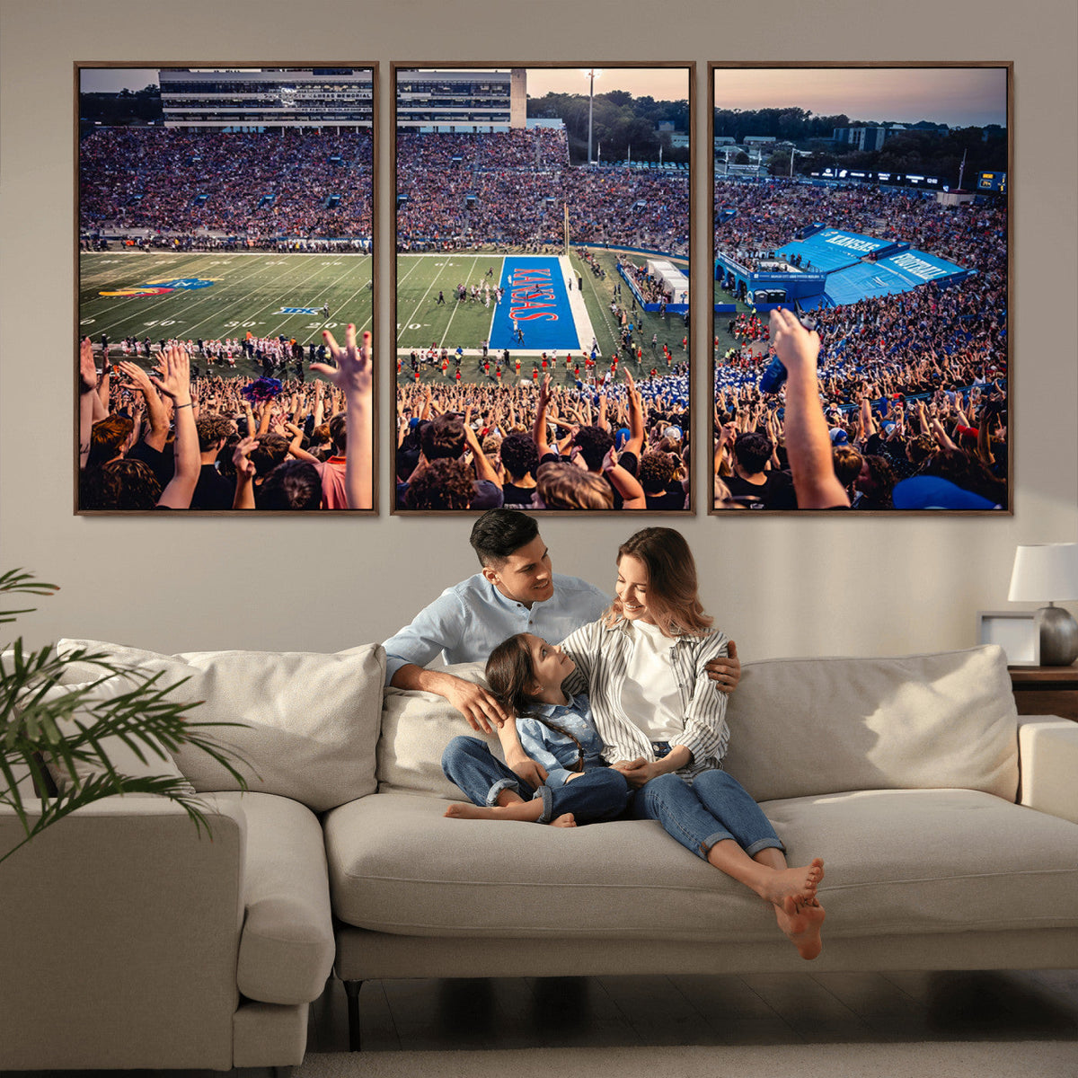 University of Kansas Jayhawks Football Team Art Print -
