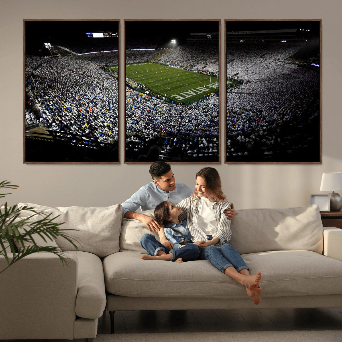 Penn State Football Stadium Wall Art - Beaver Stadium Canvas