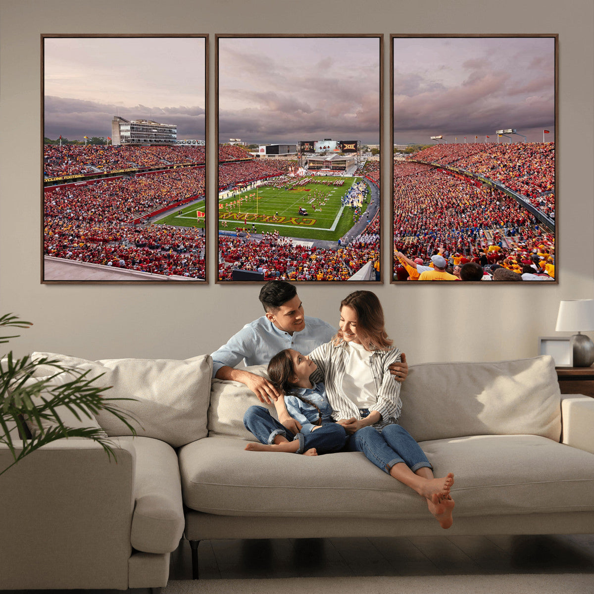 Iowa State University Cyclones Football Team Print - Ames