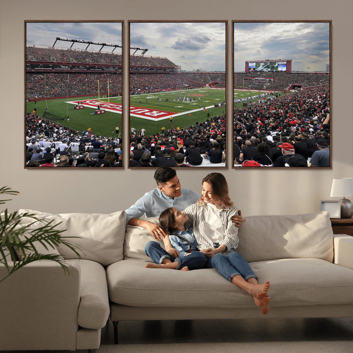 Rutgers Scarlet Knights Football Team Print - SHI Stadium,