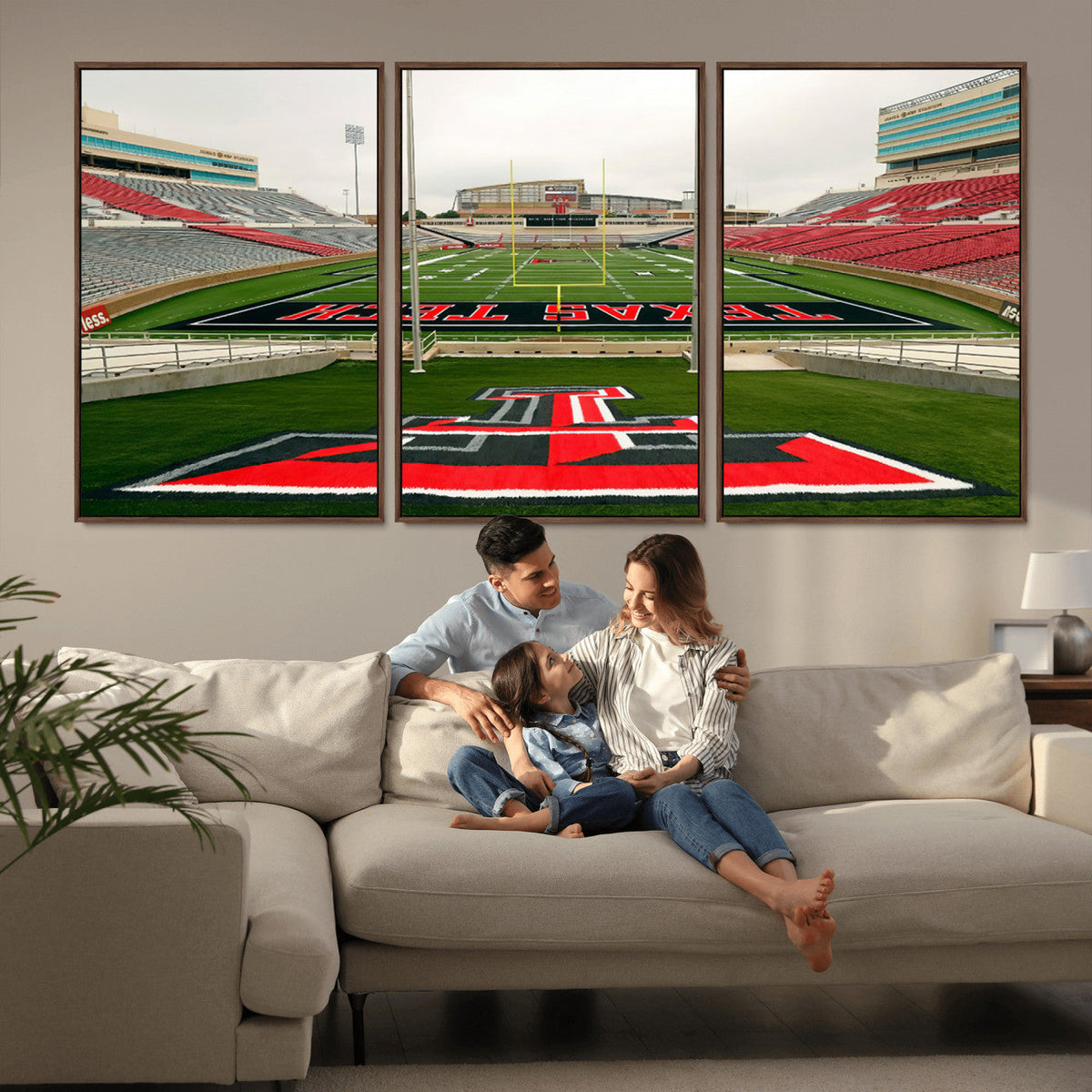 Texas Tech Red Raiders Football Team Print - Lubbock Jones