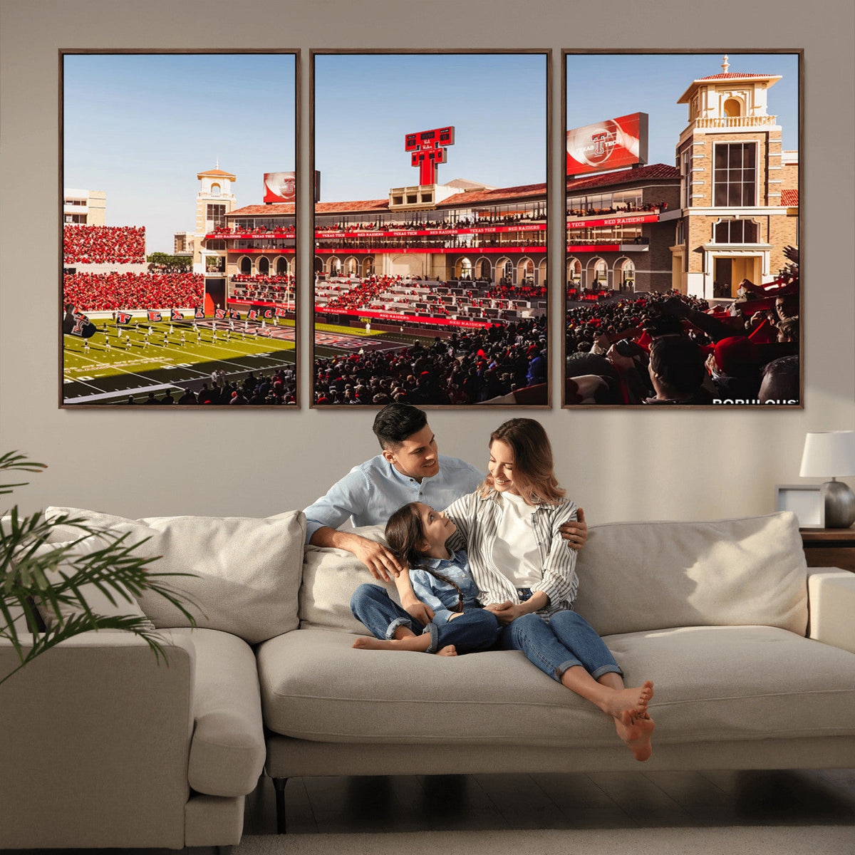 Jones AT&T Stadium Texas Tech Red Raiders Wall Art | Large