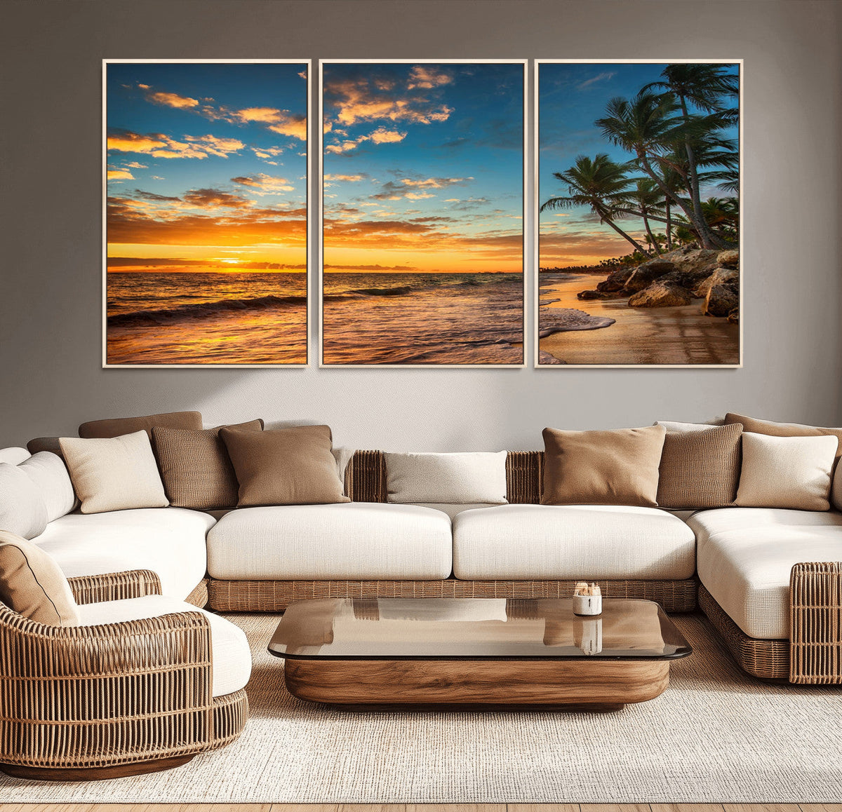Sunset Wall Art Canvas Print