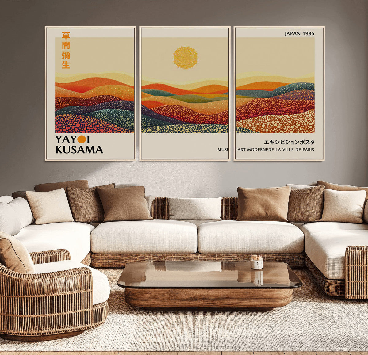 Yayoi Kusama Art Print Wall Decor – Yayoi Kusama Wabi Sabi