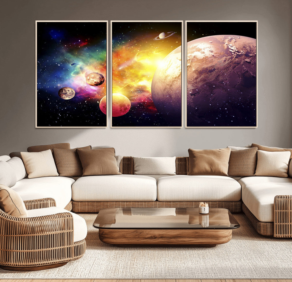 Space and Galaxy Canvas Print