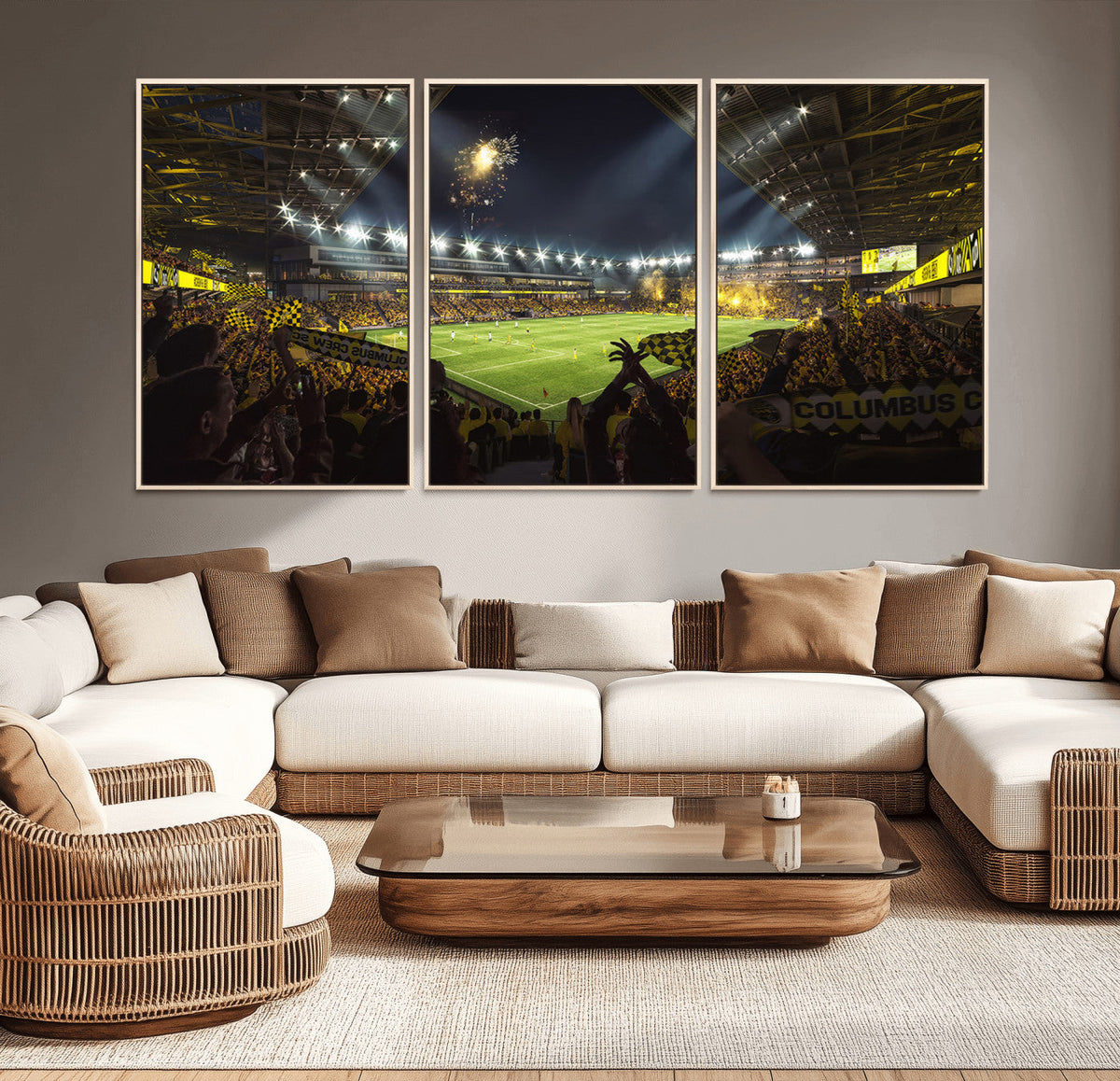 Columbus Crew Soccer Team Print - Columbus Crew Stadium Wall