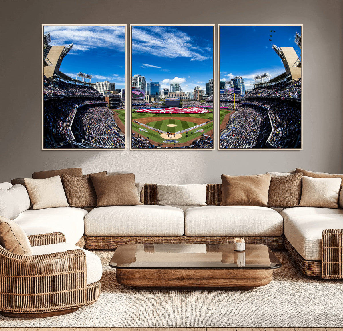 San Diego Padres Baseball Team Print - Petco Park Stadium