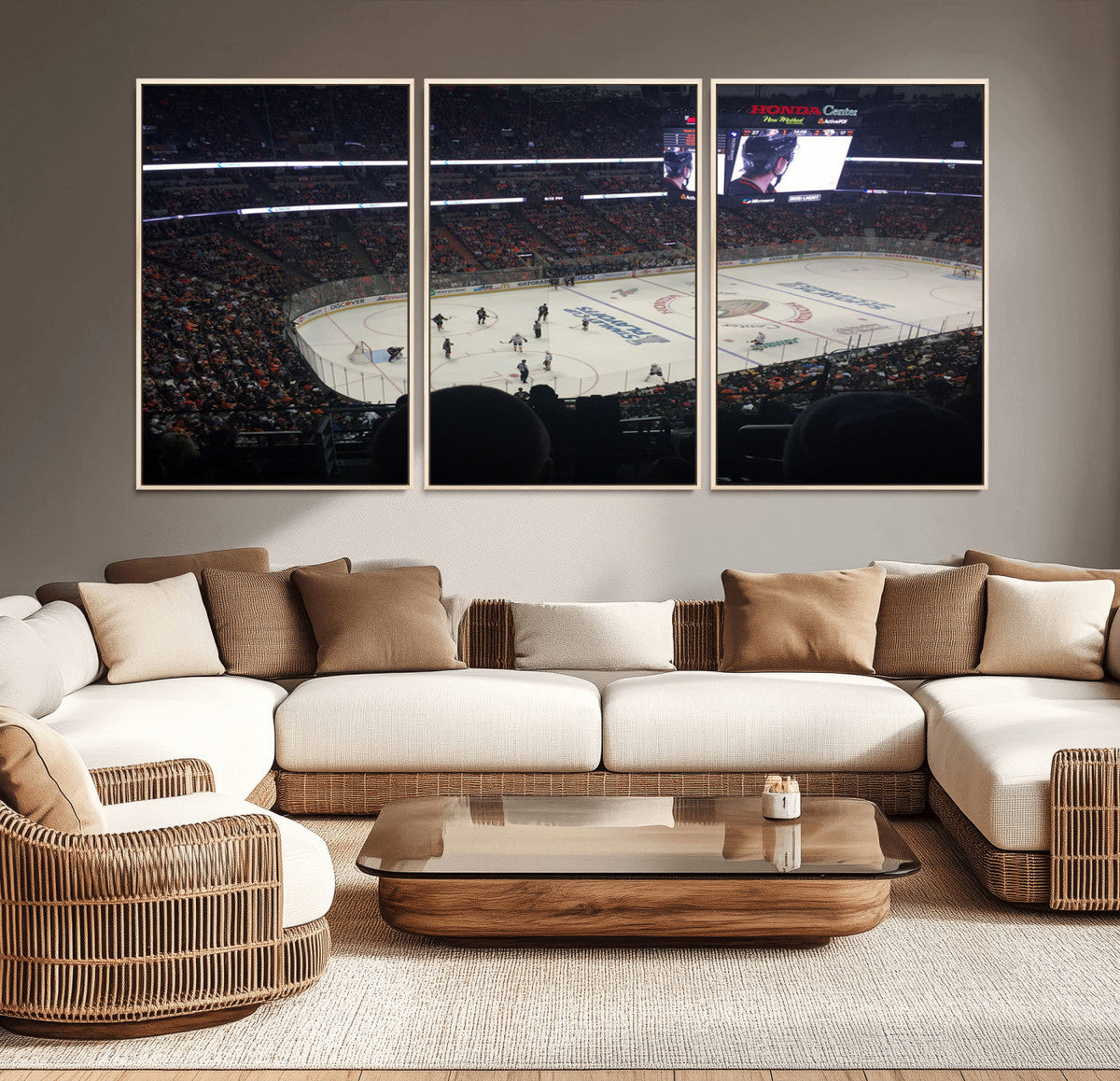 Honda Center California Anaheim Ducks Hockey Stadium Wall