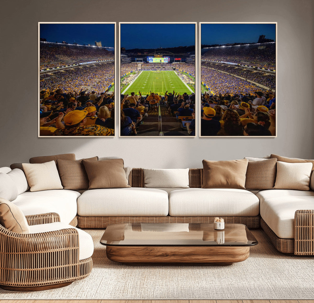 Pittsburgh Panthers Football Team Print - Pittsburgh