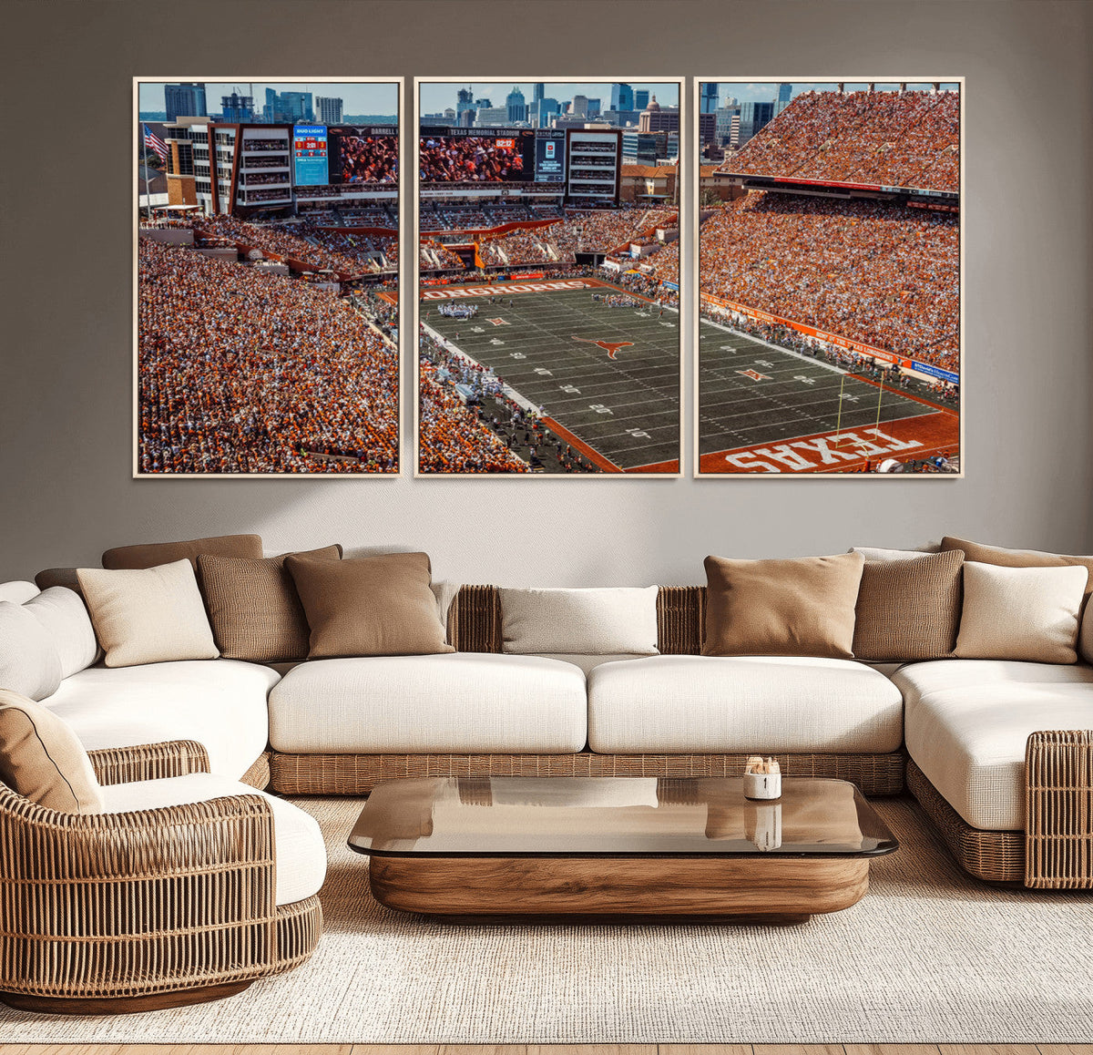University of Texas Longhorns Football Team Print - Austin