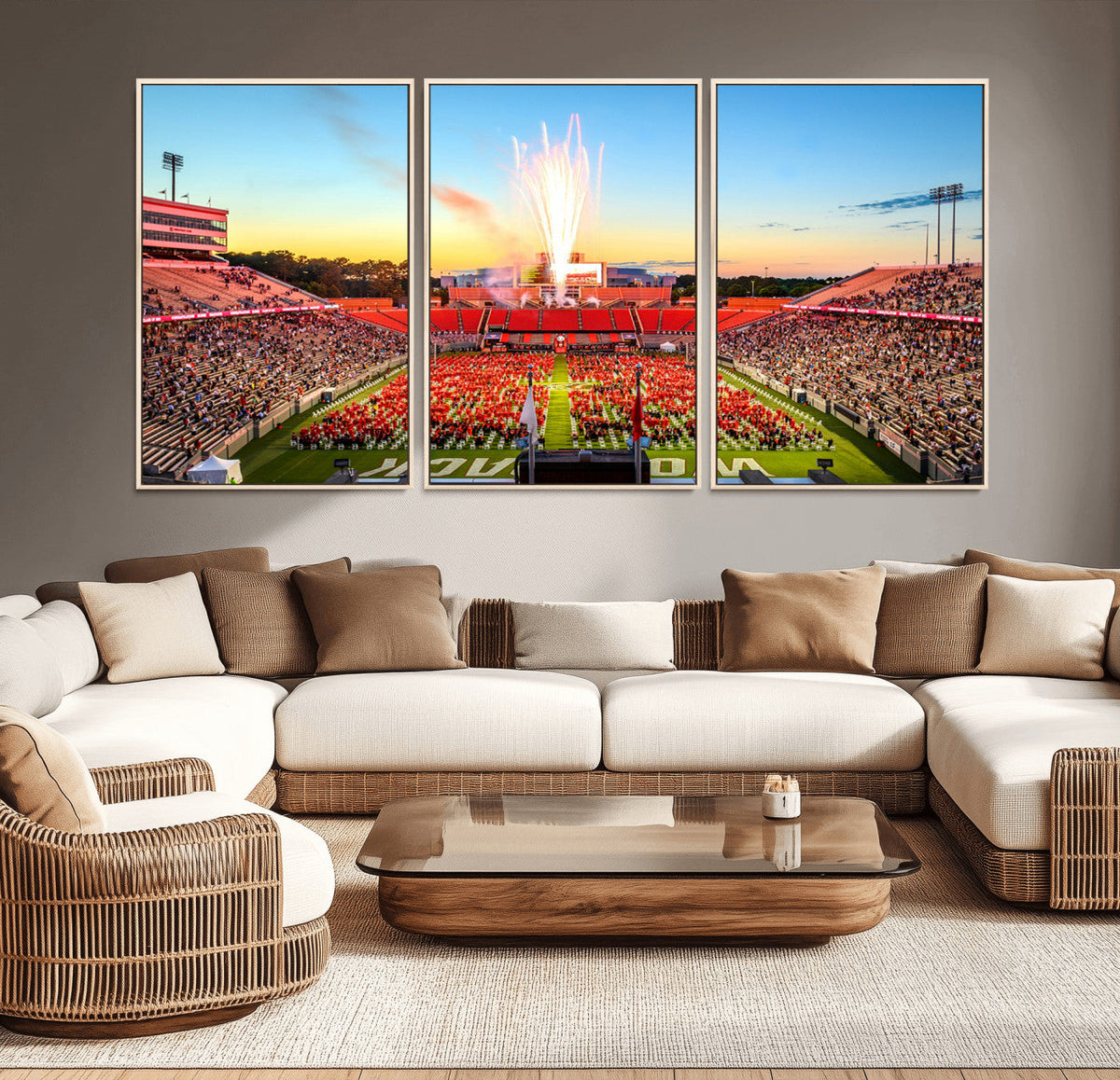 North Carolina State University Canvas Print, North Carolina