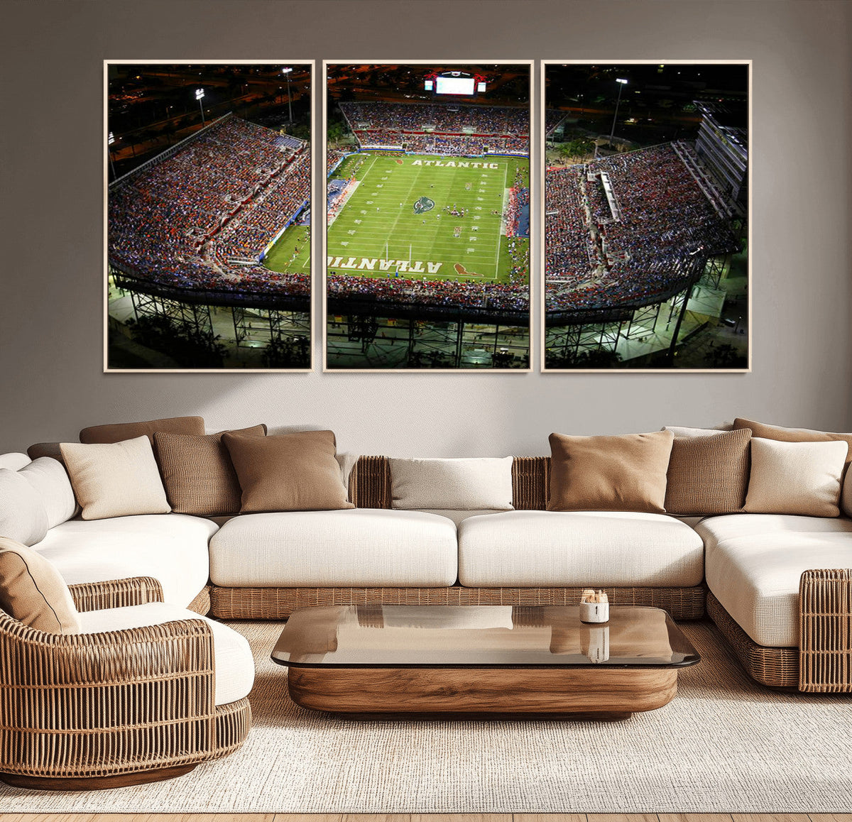 Florida Atlantic University Owls Football Team Print - Boca