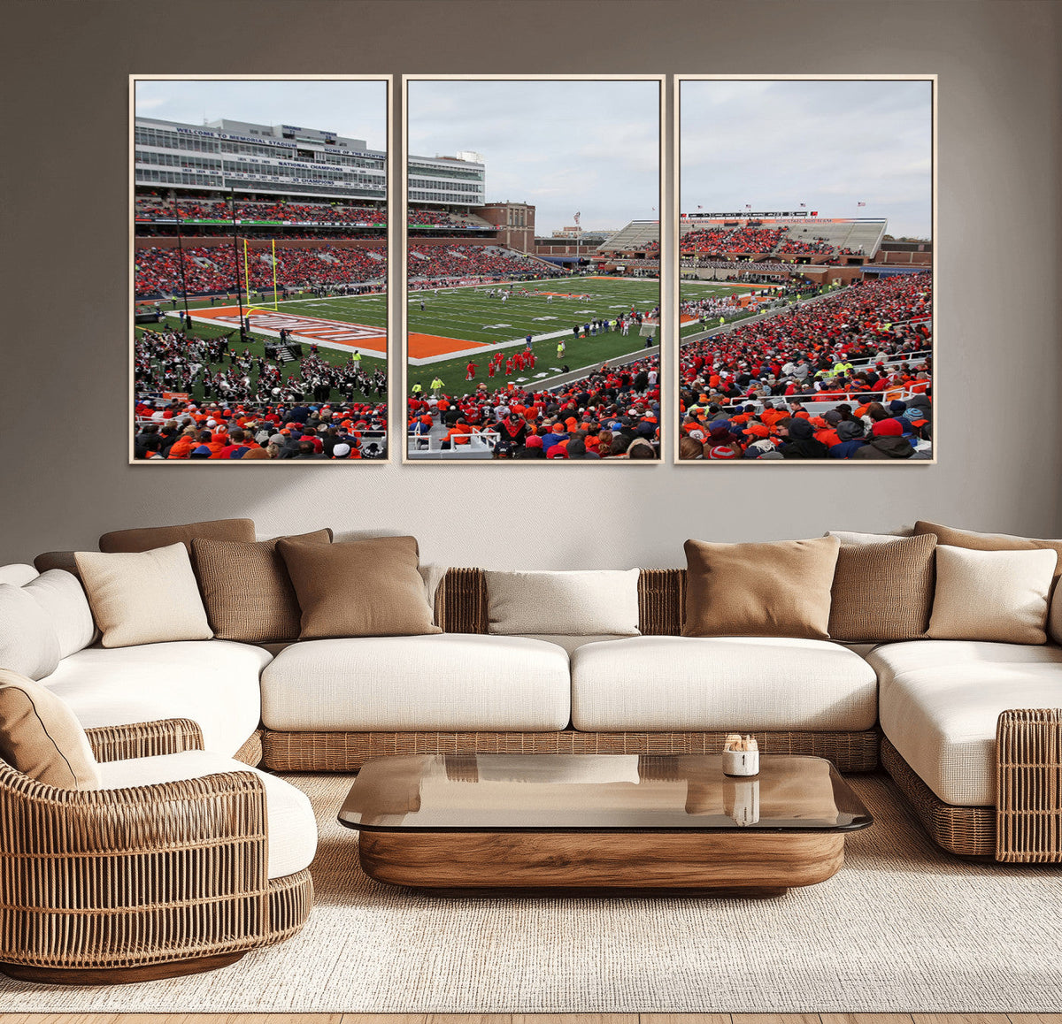 University of Illinois Fighting Illini Football Team Print -