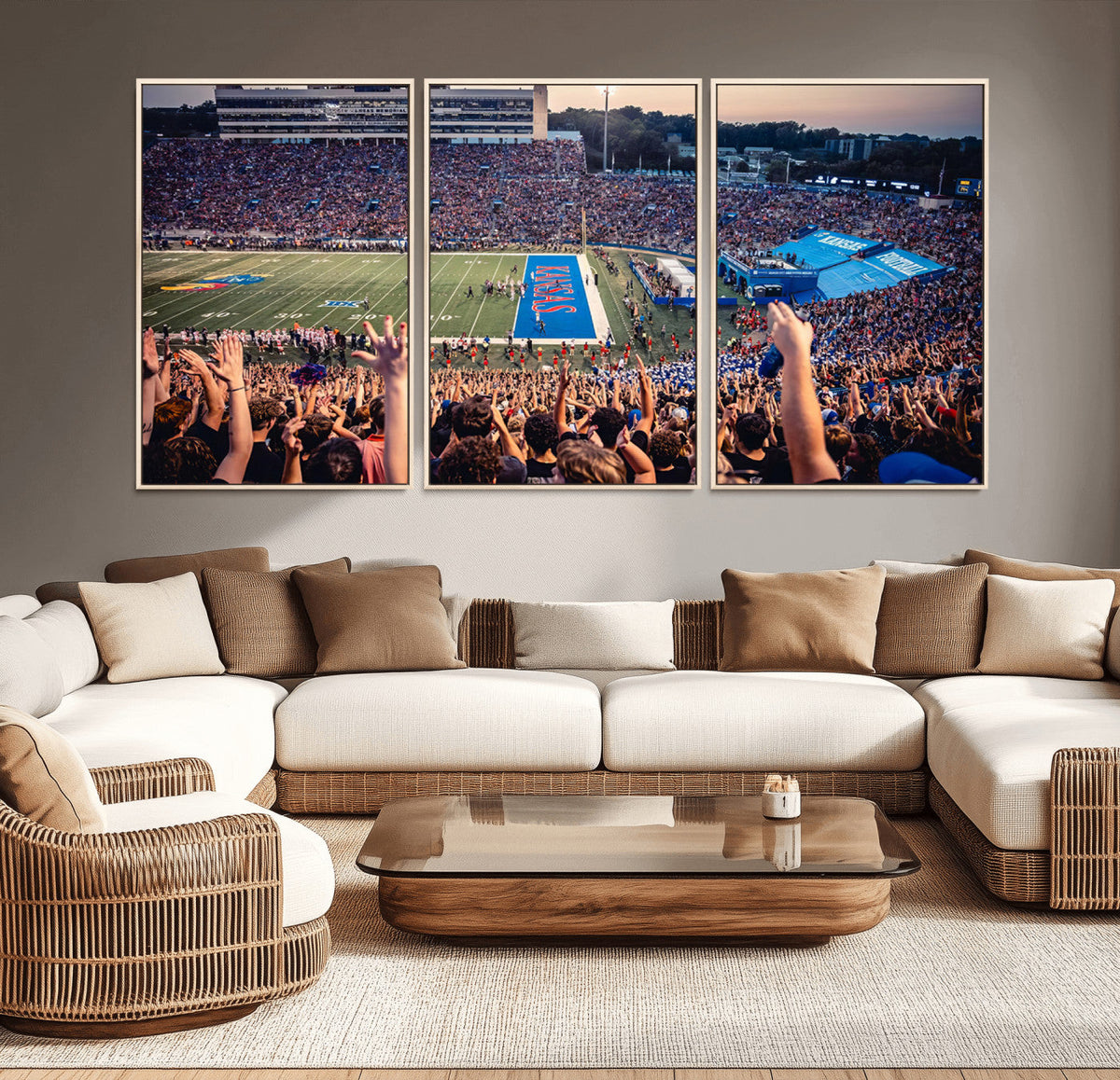 University of Kansas Jayhawks Football Team Art Print -