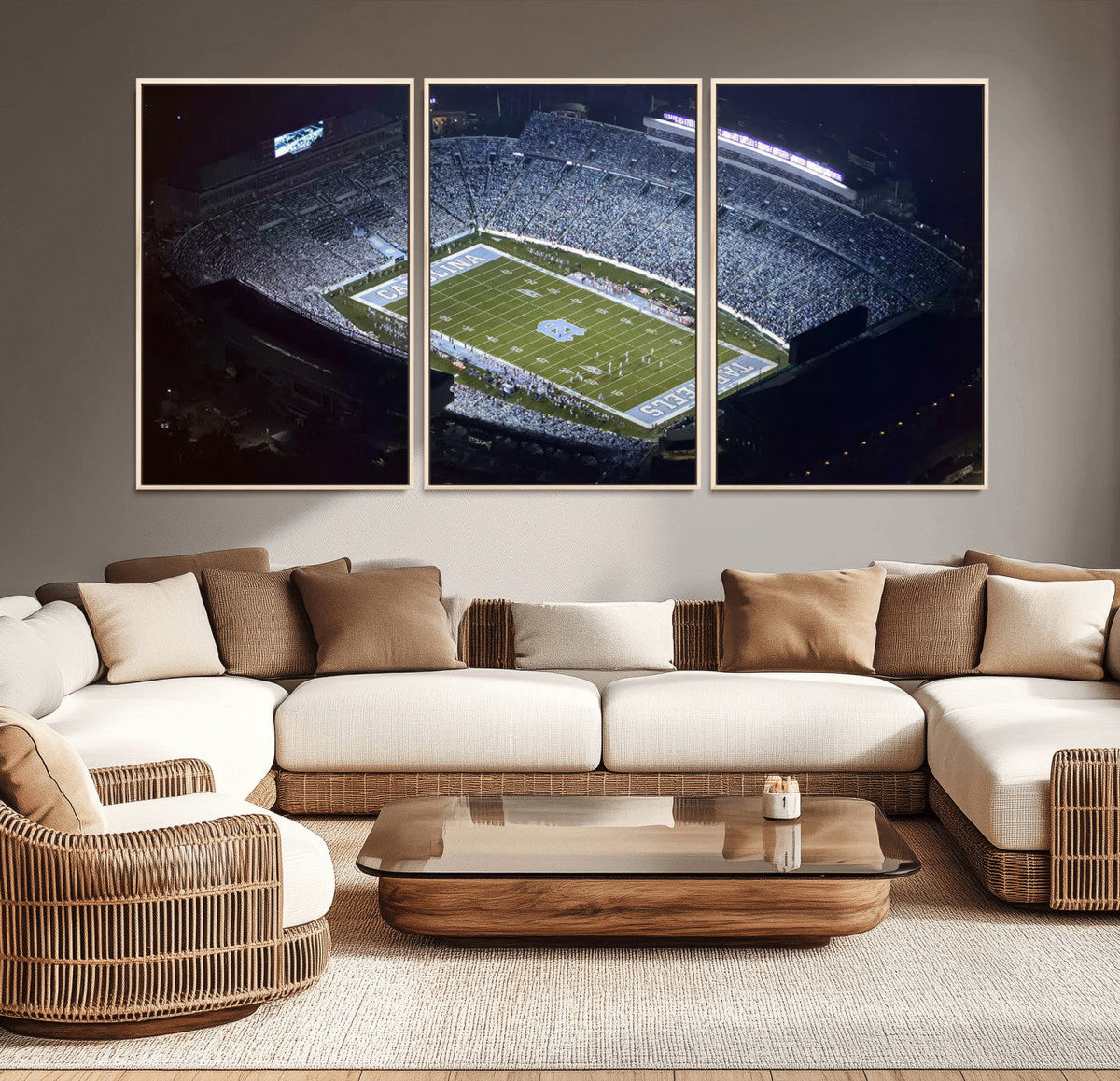 University of North Carolina Tar Heels Football Team Print -