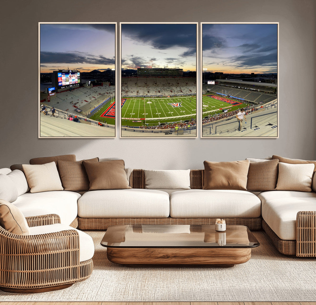 Arizona Wildcats Football Team Print - Tucson Arizona