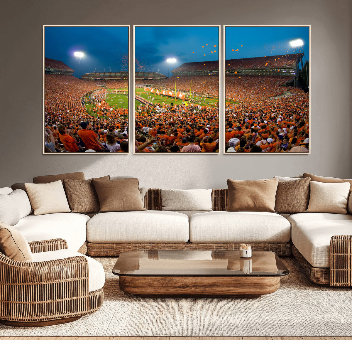 Clemson University Tigers Football Team Print - Clemson