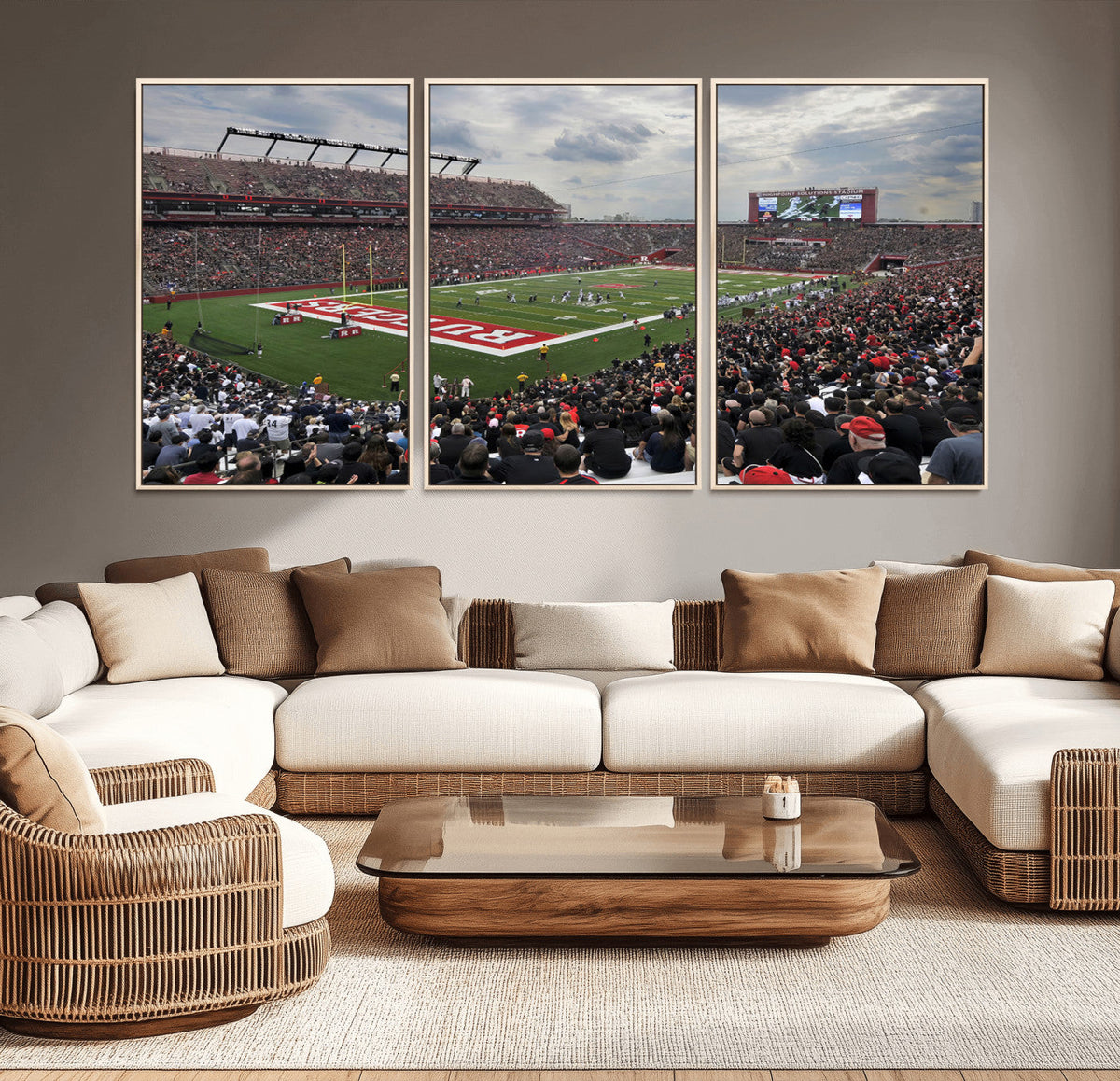 Rutgers Scarlet Knights Football Team Print - SHI Stadium,