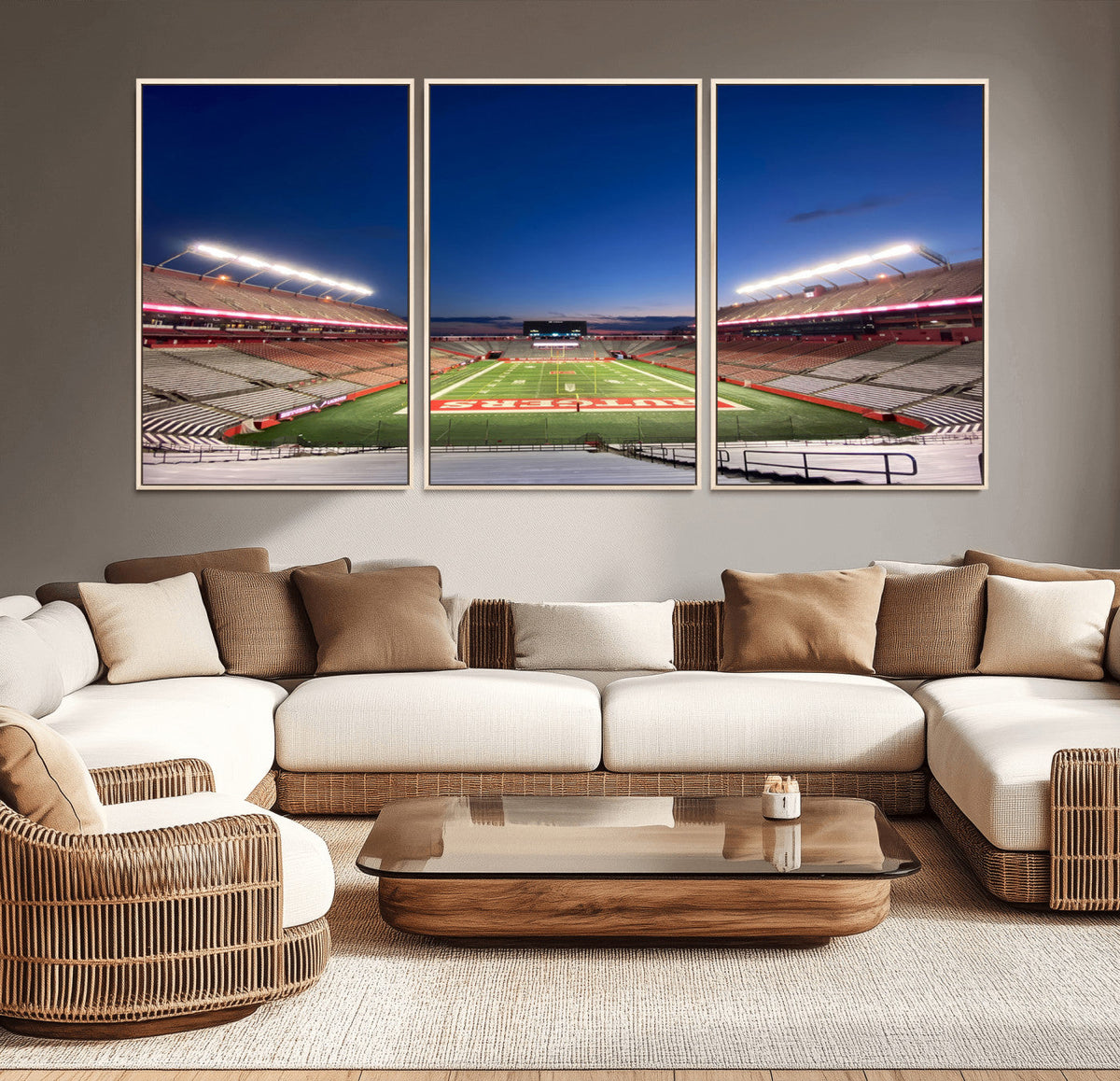 Rutgers Scarlet Knights Football Team Print - Piscataway SHI
