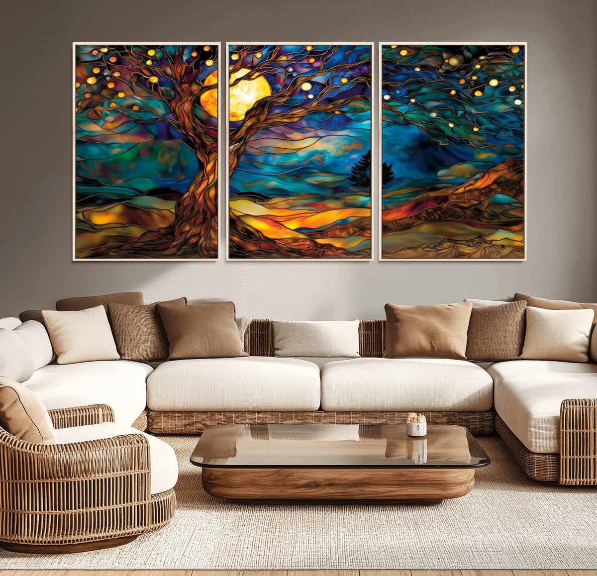 Tree of Life Wall Art - Yggdrasil Tree of Life Canvas Print
