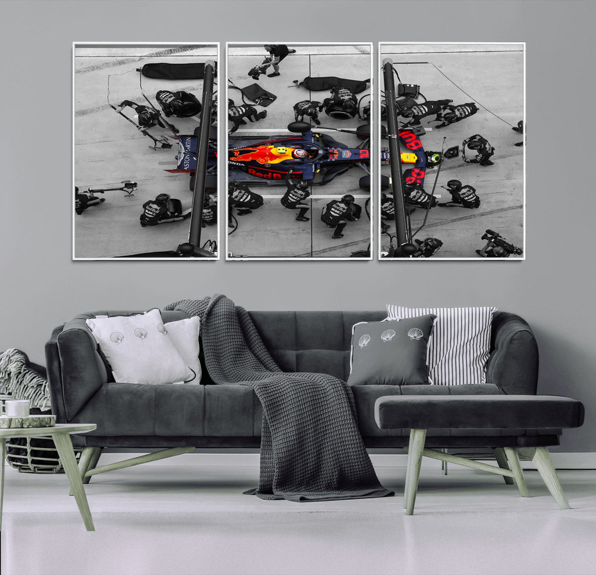 RedBull Formula 1 Canvas Wall Art Print