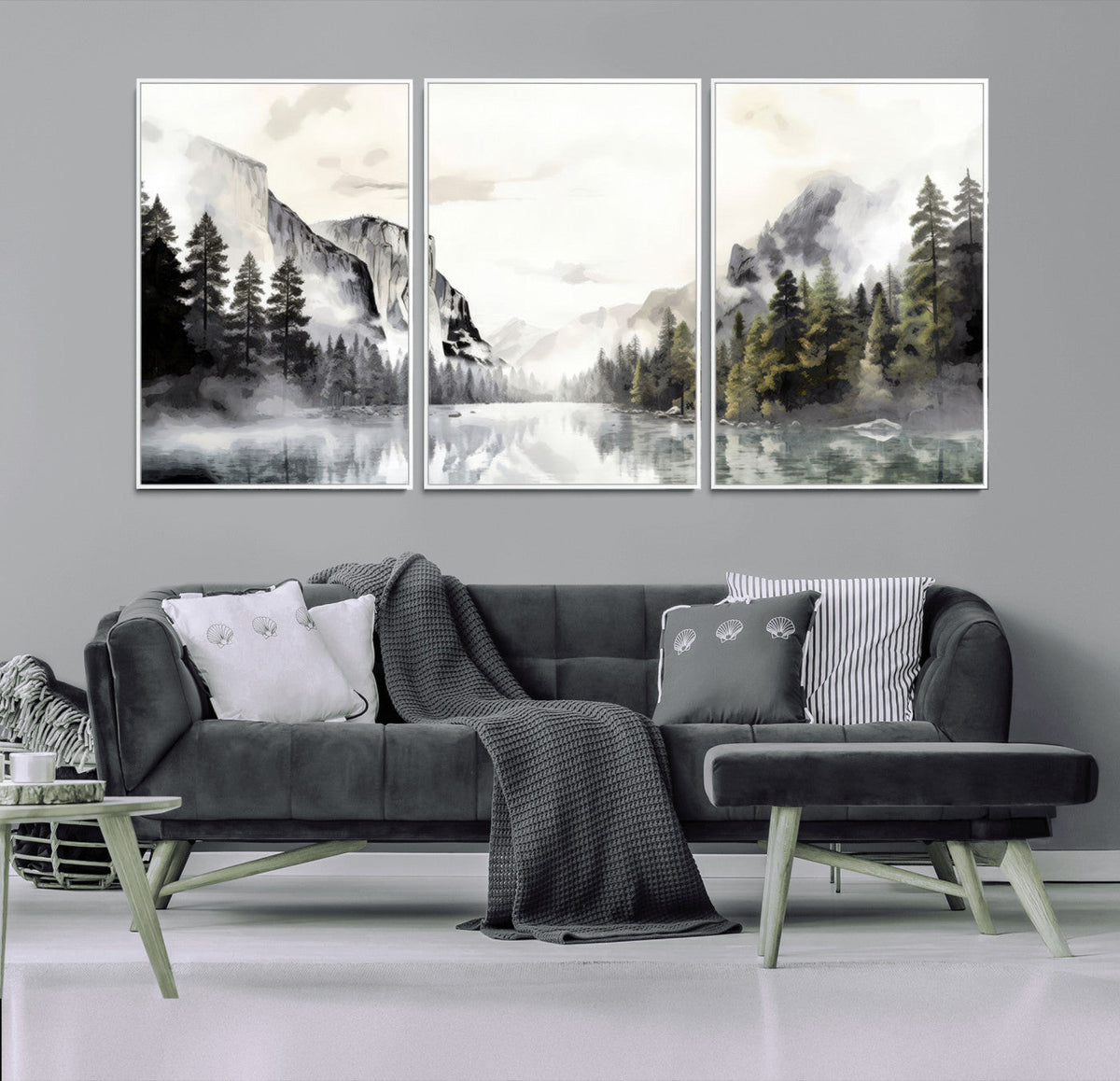 Yosemite Valley Wall Art Canvas Print – Framed and Ready to