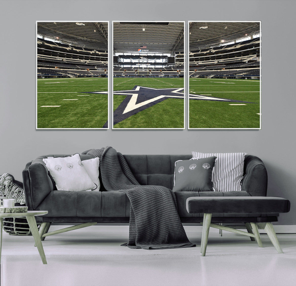 Dallas Cowboys Football Team Print - Arlington AT&T Stadium