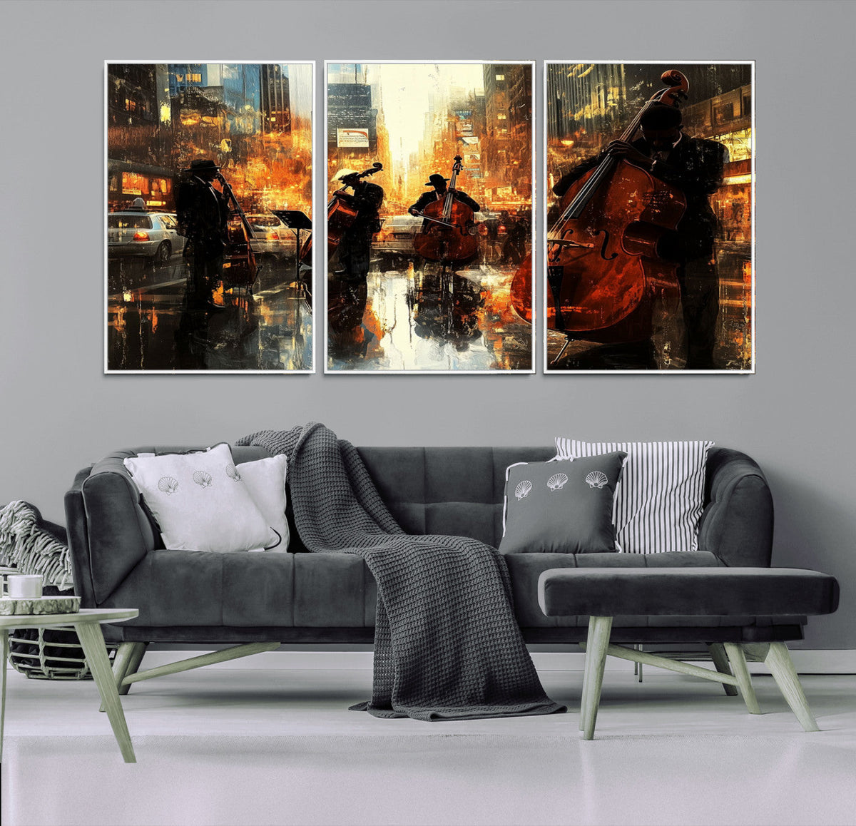 Jazz Wall Art Canvas Print – Colorful Musical Instrument