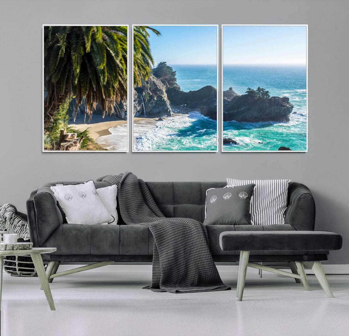 Big Sur Wall Art Canvas Print – Framed California Coastline