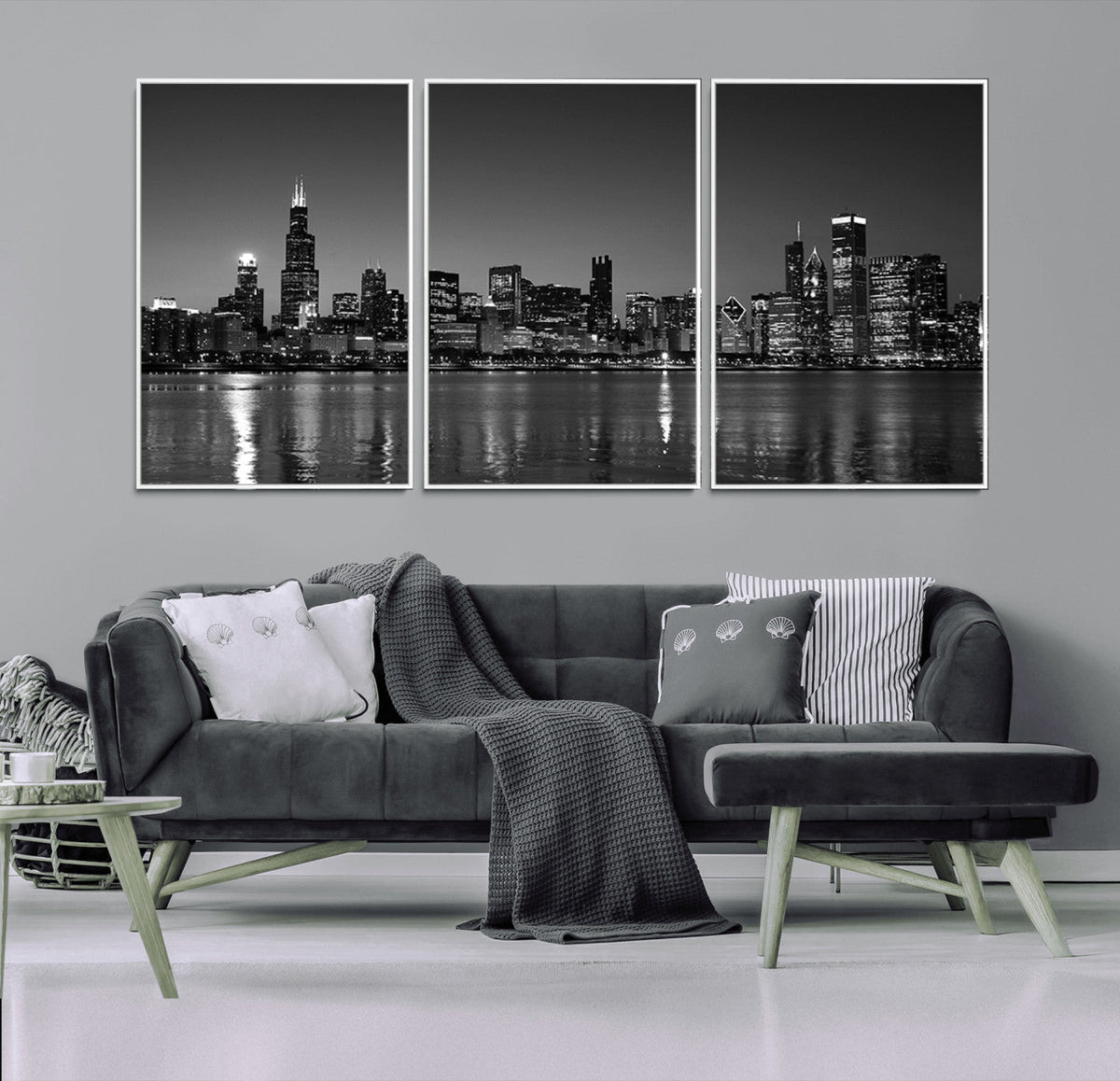 Chicago Wall Art Canvas Print