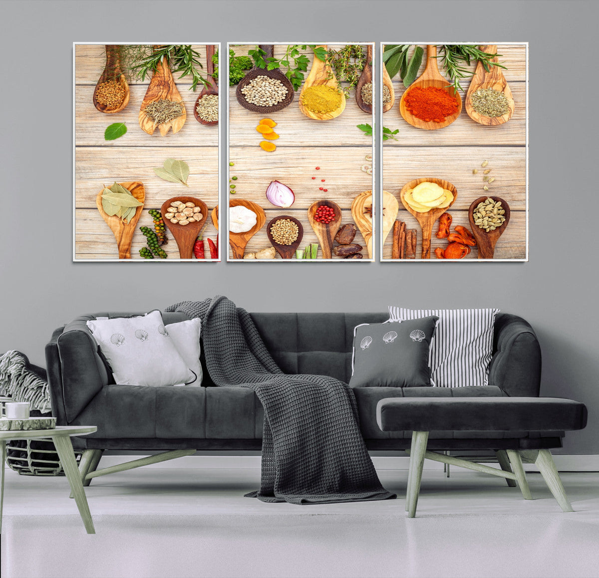 Kitchen Spice on the Table Wall Art, Kitchen Spice Wall Art