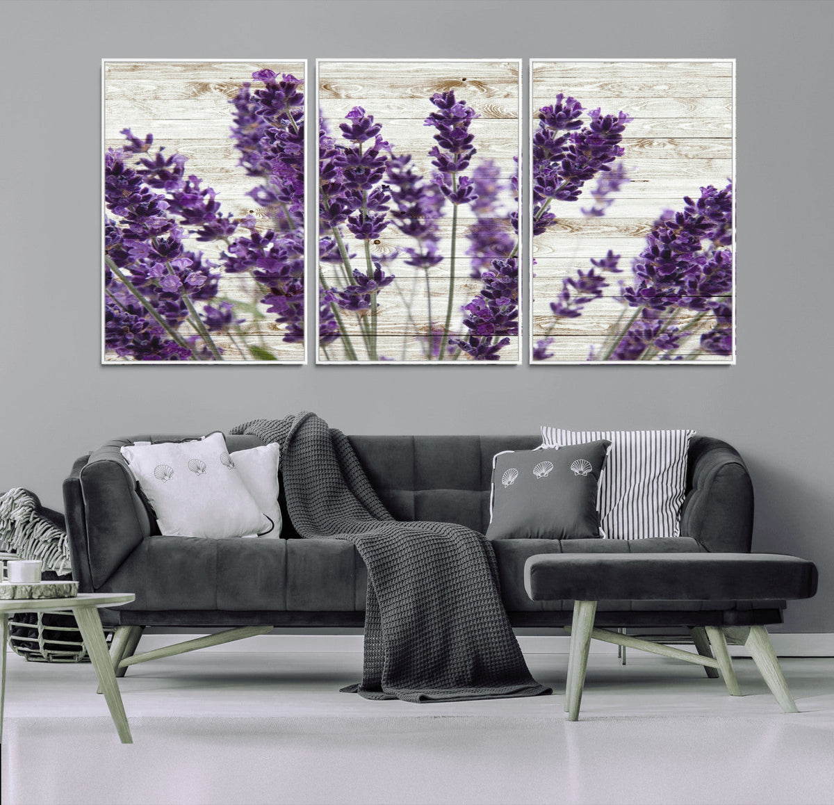 Lavender Herb Wall Art Canvas Print