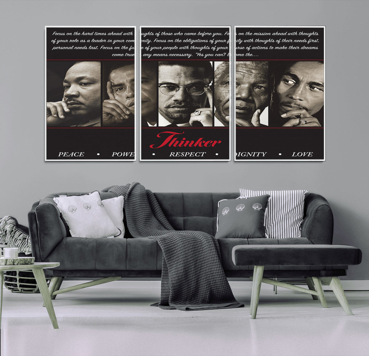 Thinkers of Wall Art Canvas Print - Inspirational Wall Art