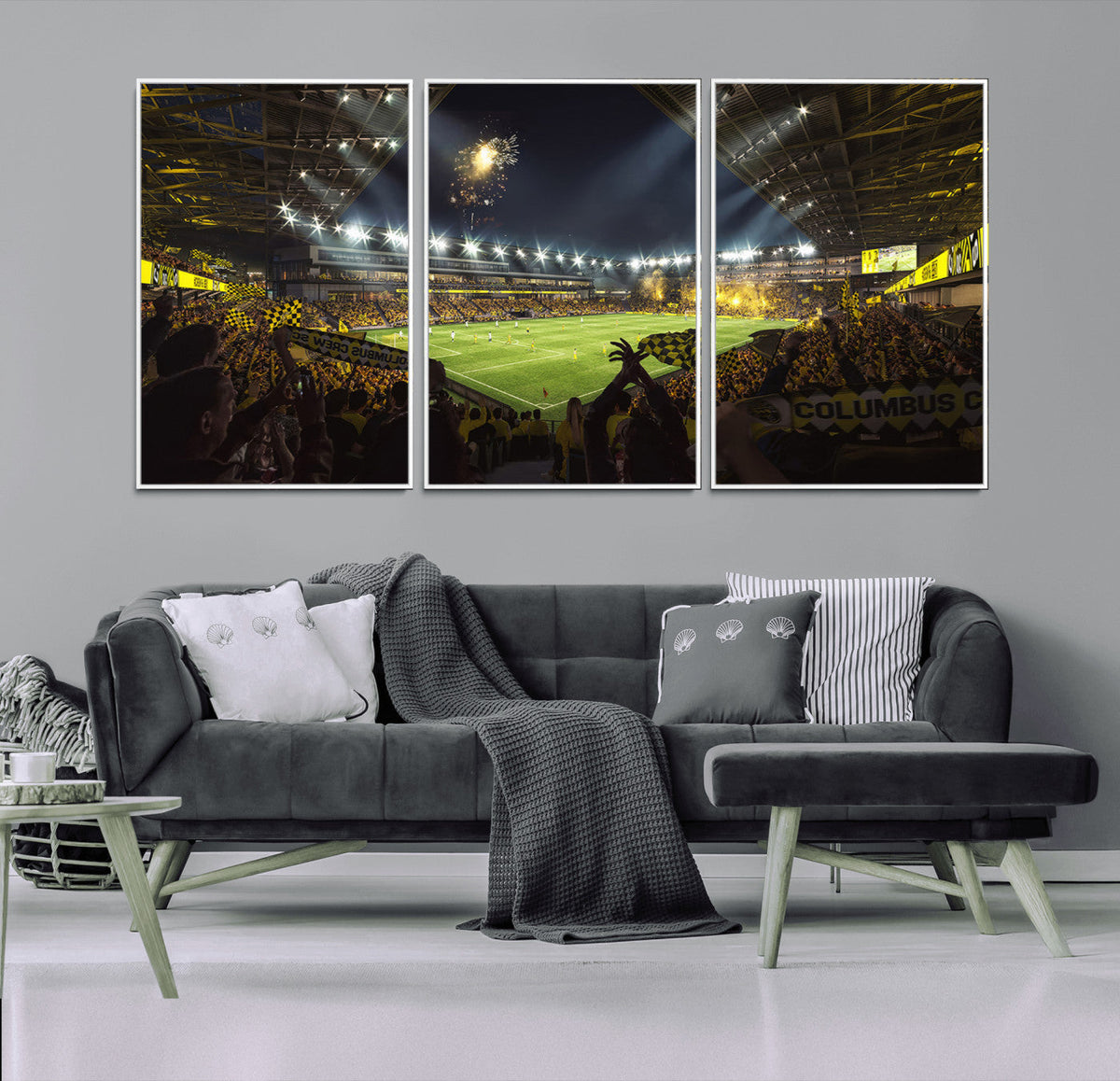 Columbus Crew Soccer Team Print - Columbus Crew Stadium Wall