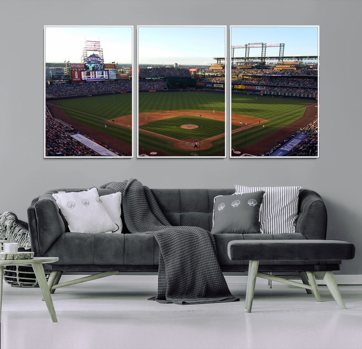 Colorado Rockies Coors Field Wall Art Canvas Print - MLB