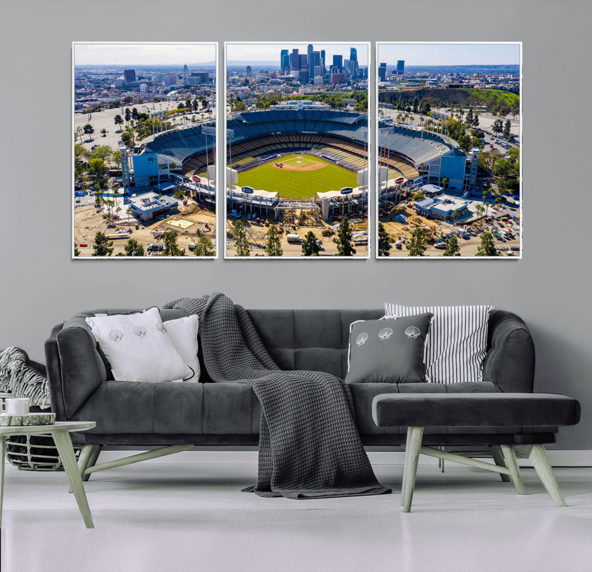 Los Angeles Dodgers Dodger Stadium Wall Art Canvas Print -