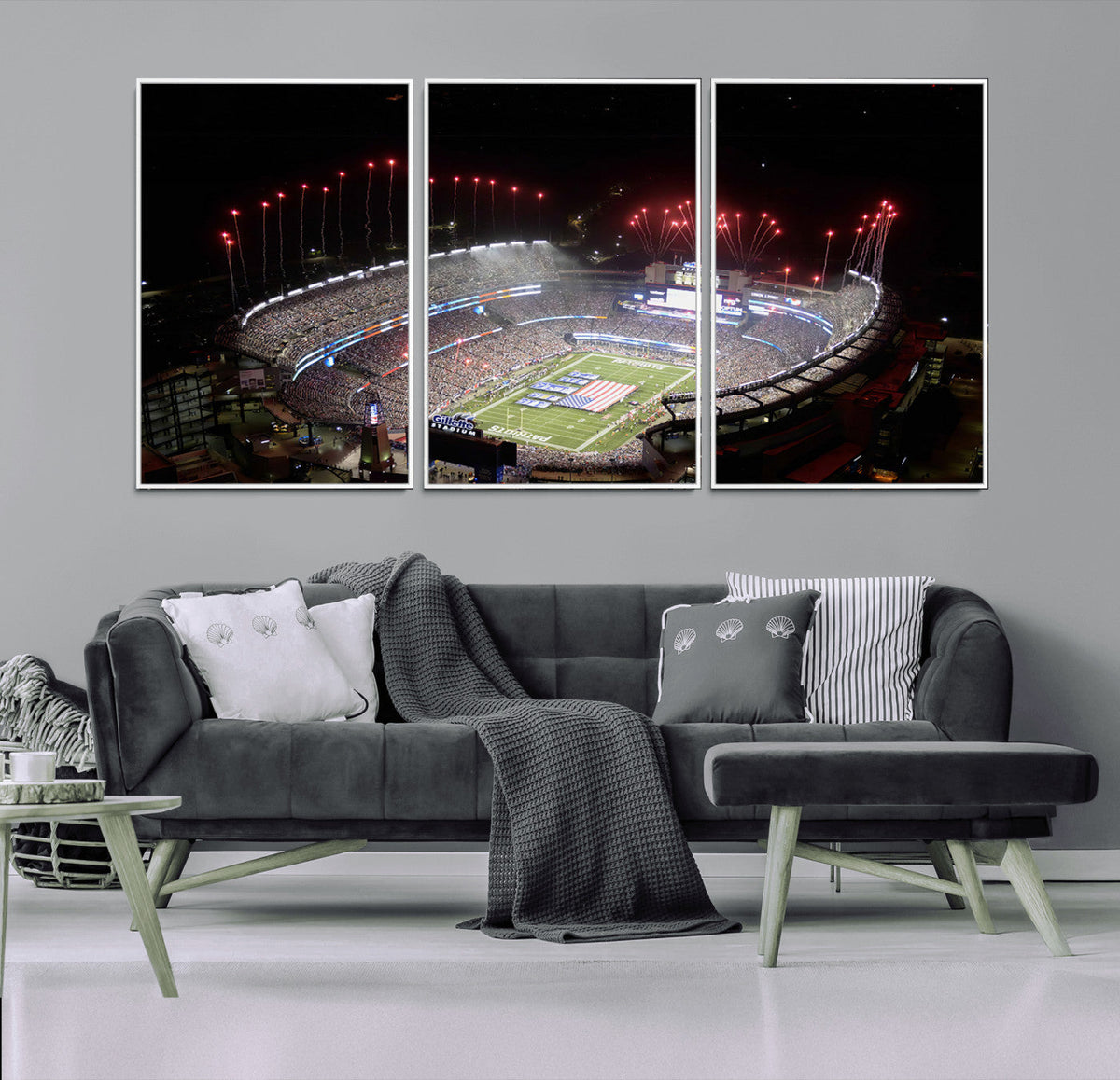 New England Patriots Team Print Wall Art- Foxborough