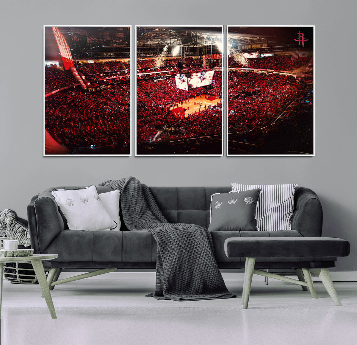Houston Rockets Basketball Team Print Canvas- Houston Toyota