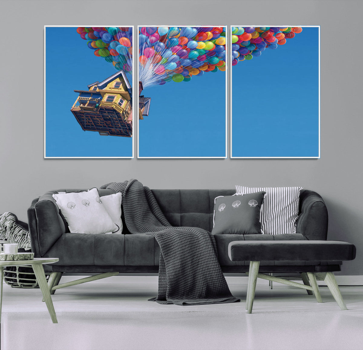 Carl Fredricksen, Up Movie Wall Art, Balloons Wall Art, Air
