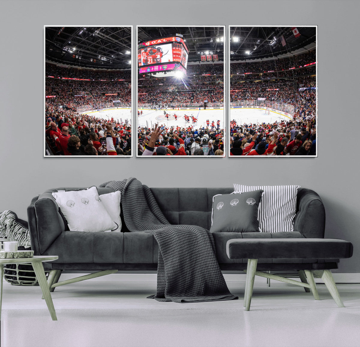 Amerant Bank Arena Wall Art Canvas Print - Basketball Arena