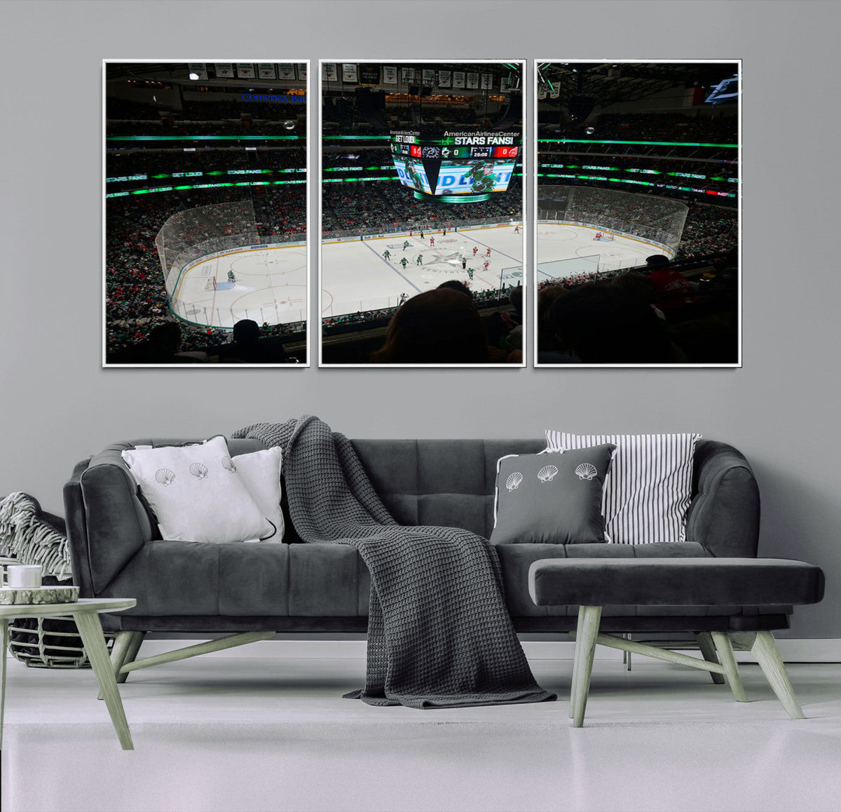 American Airlines Center Dallas Stars Wall Art Canvas Print