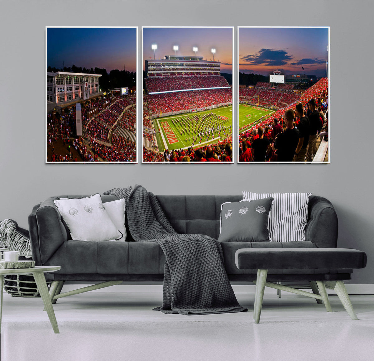 NC State Wolfpack Football Team Print - Raleigh