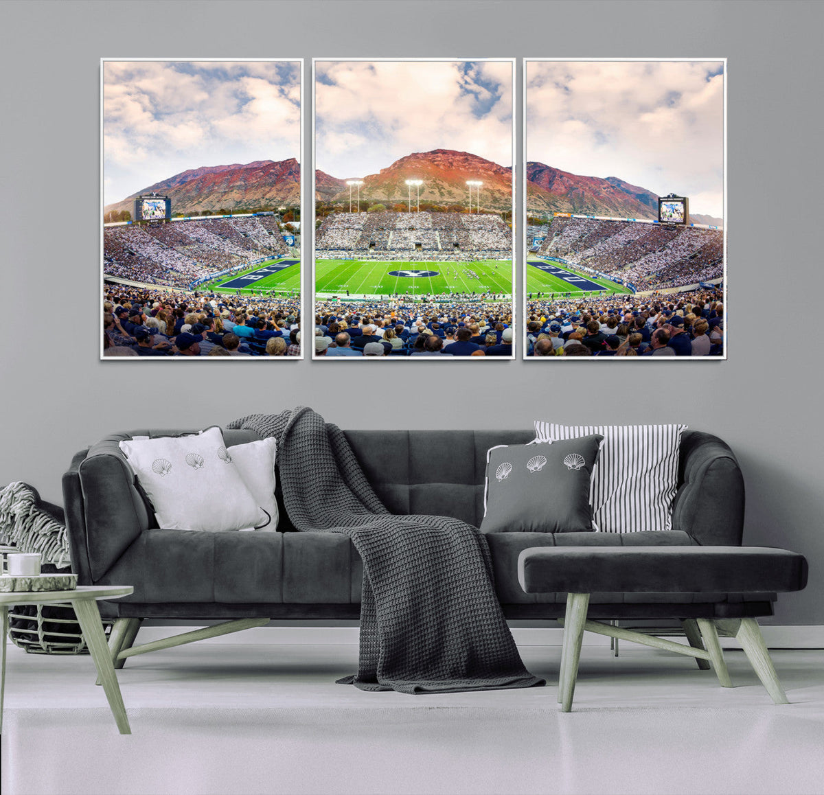 Brigham Young University Cougars Football Team Print - Provo