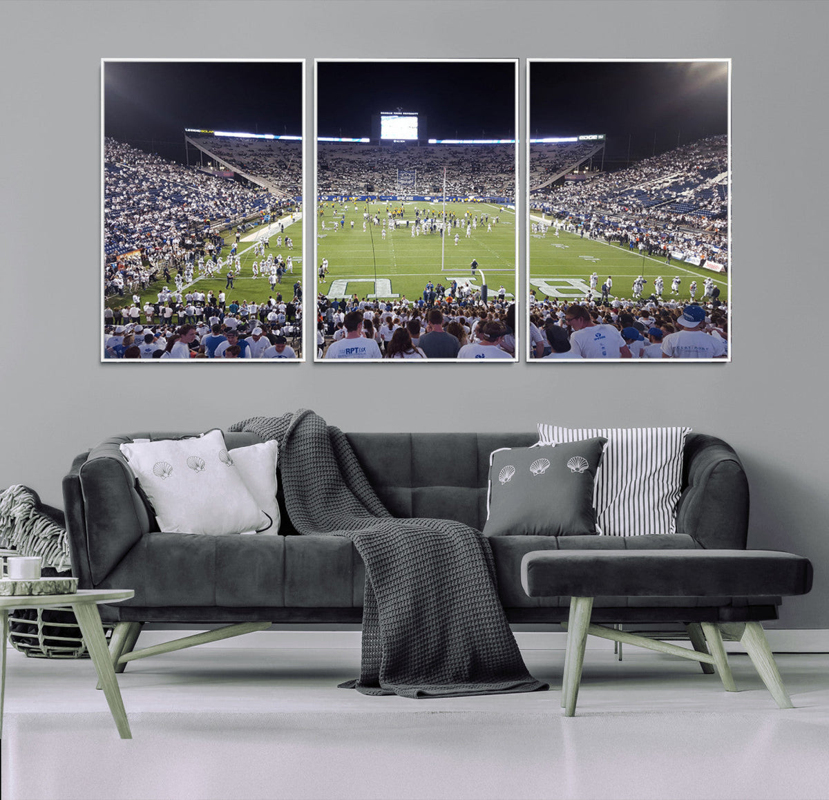 Brigham Young University Cougars Football Print Canvas -