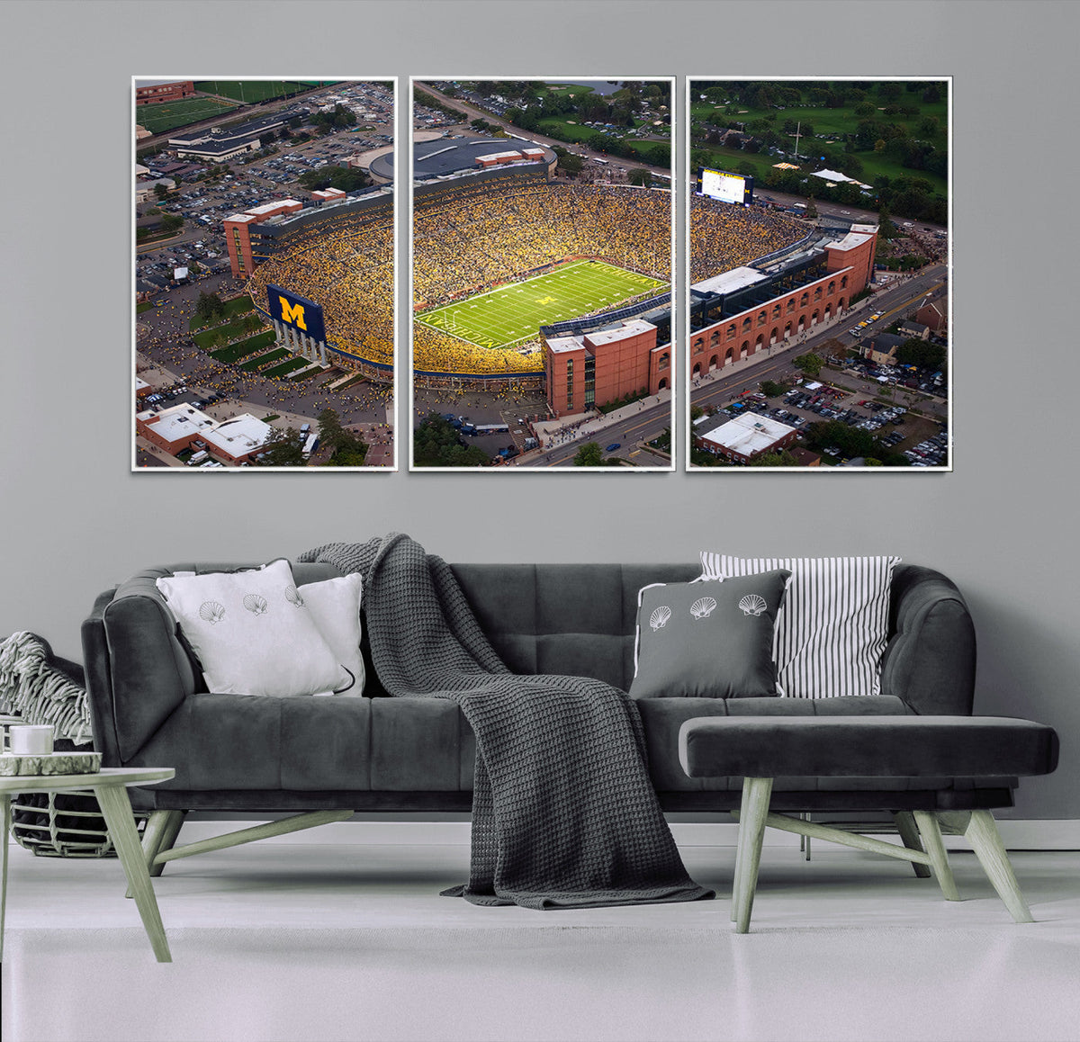 University of Michigan Wolverines Football Team Print - Ann