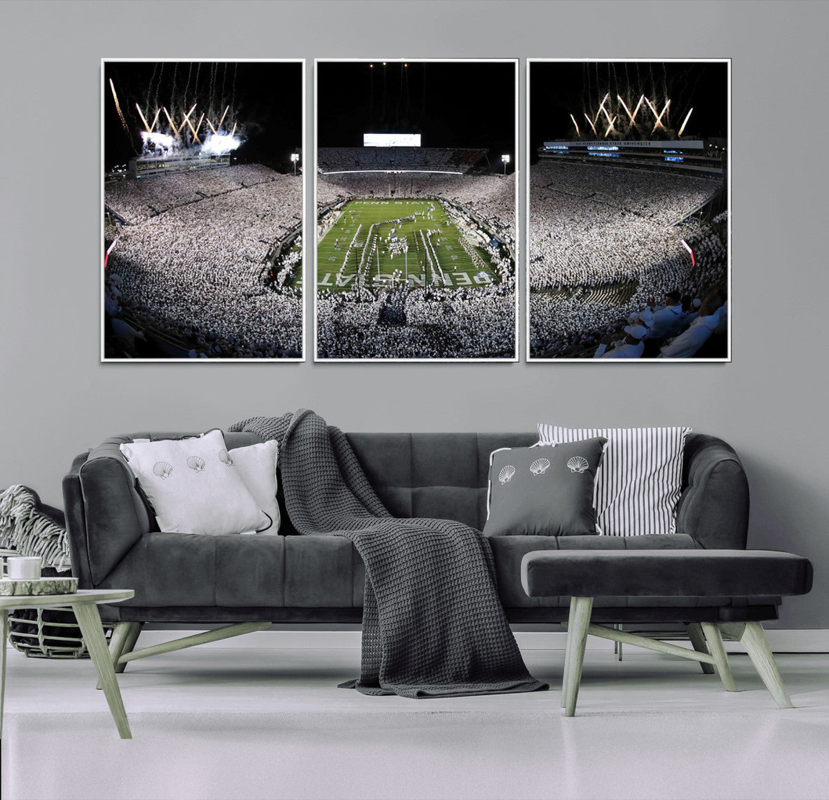 Penn State Beaver Stadium Canvas Wall Art - Nittany Lions
