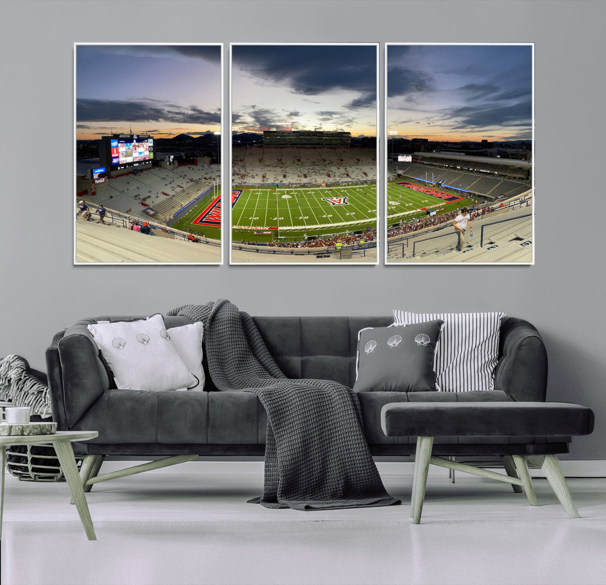 Arizona Wildcats Football Team Print - Tucson Arizona