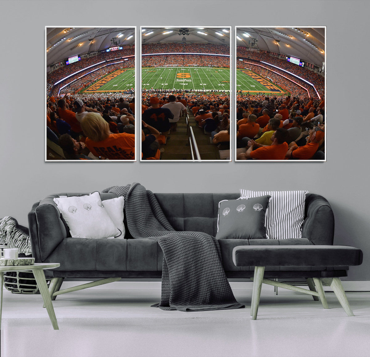 Syracuse University Orange Football Canvas Print, Football